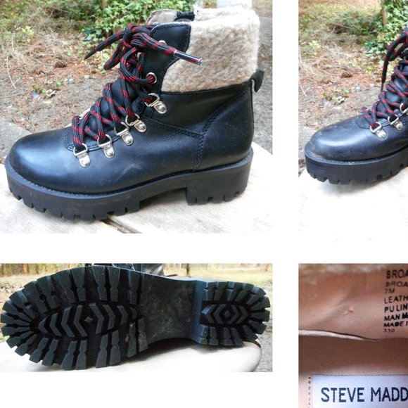 Steve Madden Women's Black Broadway Fashion Boot. 7.5 - Picture 2 of 3